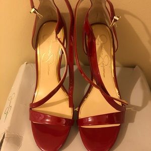 Red Jessica Simpson Heels